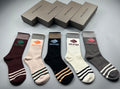 Balenciaga Clean Wordmark Details Crew Socks - 5-Pair Set
