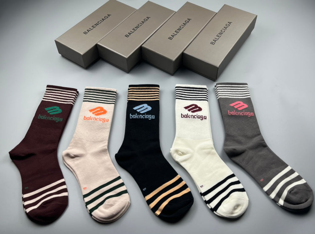 Balenciaga Cotton Crew Socks