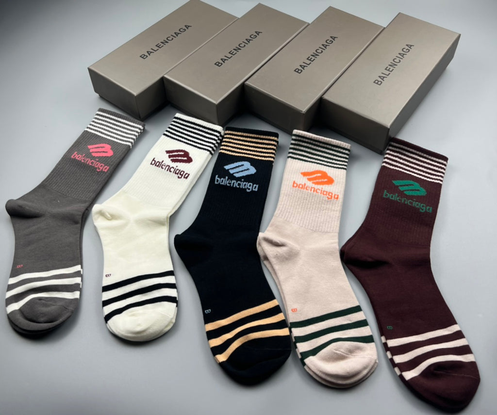 Balenciaga Cotton Crew Socks