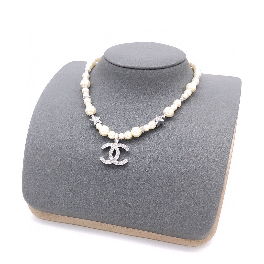 Star Pendant Necklace in Silver-Tone styled product view
