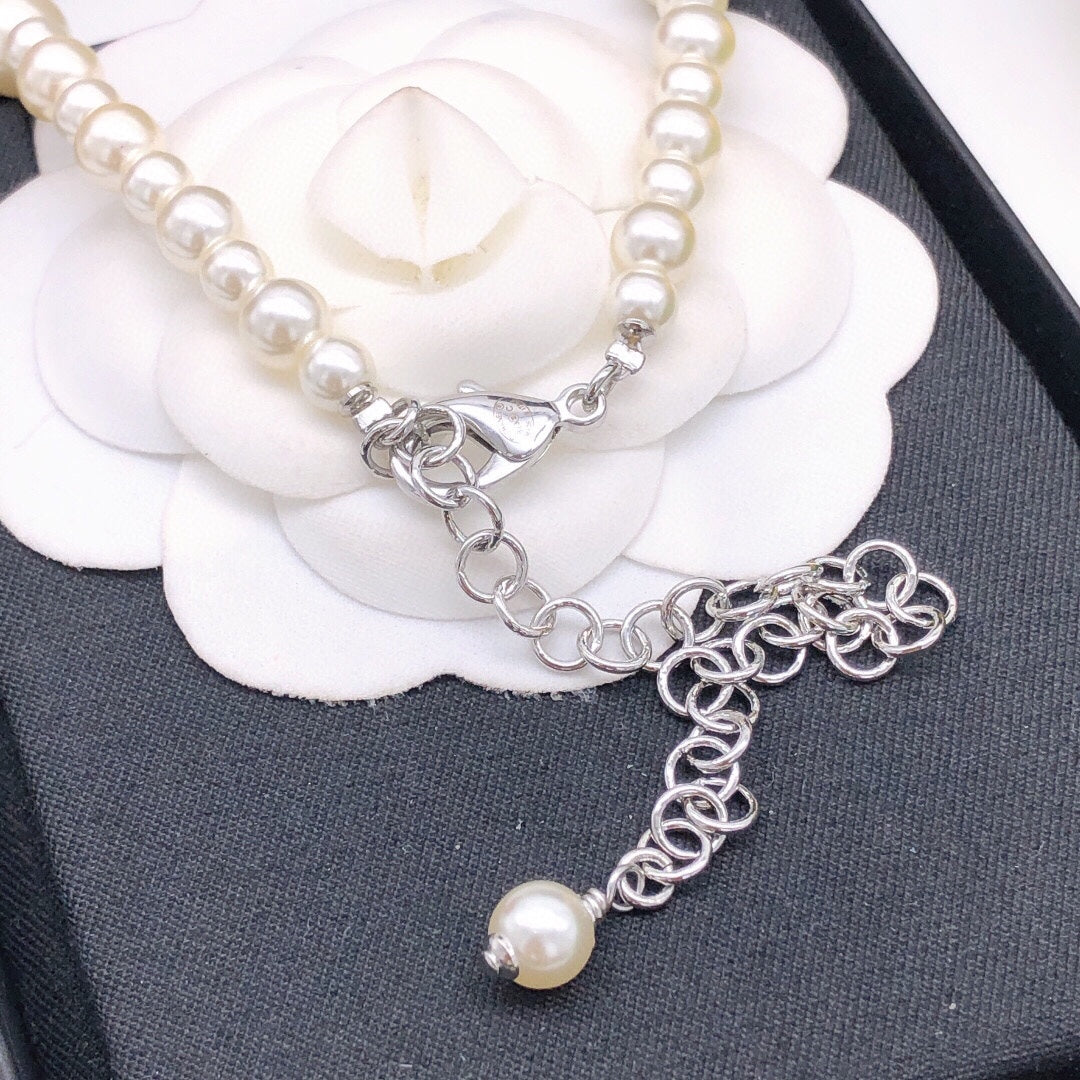 Star Pendant Necklace in Silver-Tone front product view