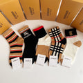 Burberry Crew Socks - 5-Pair Pack