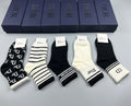 Dior Cotton Crew Socks - 5-Pair Pack
