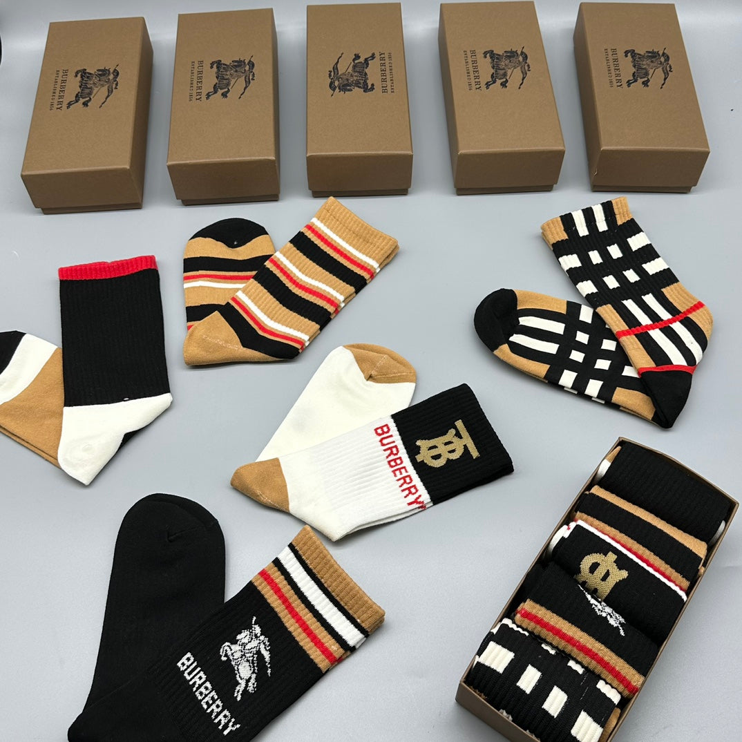 Burberry Cotton Short Socks