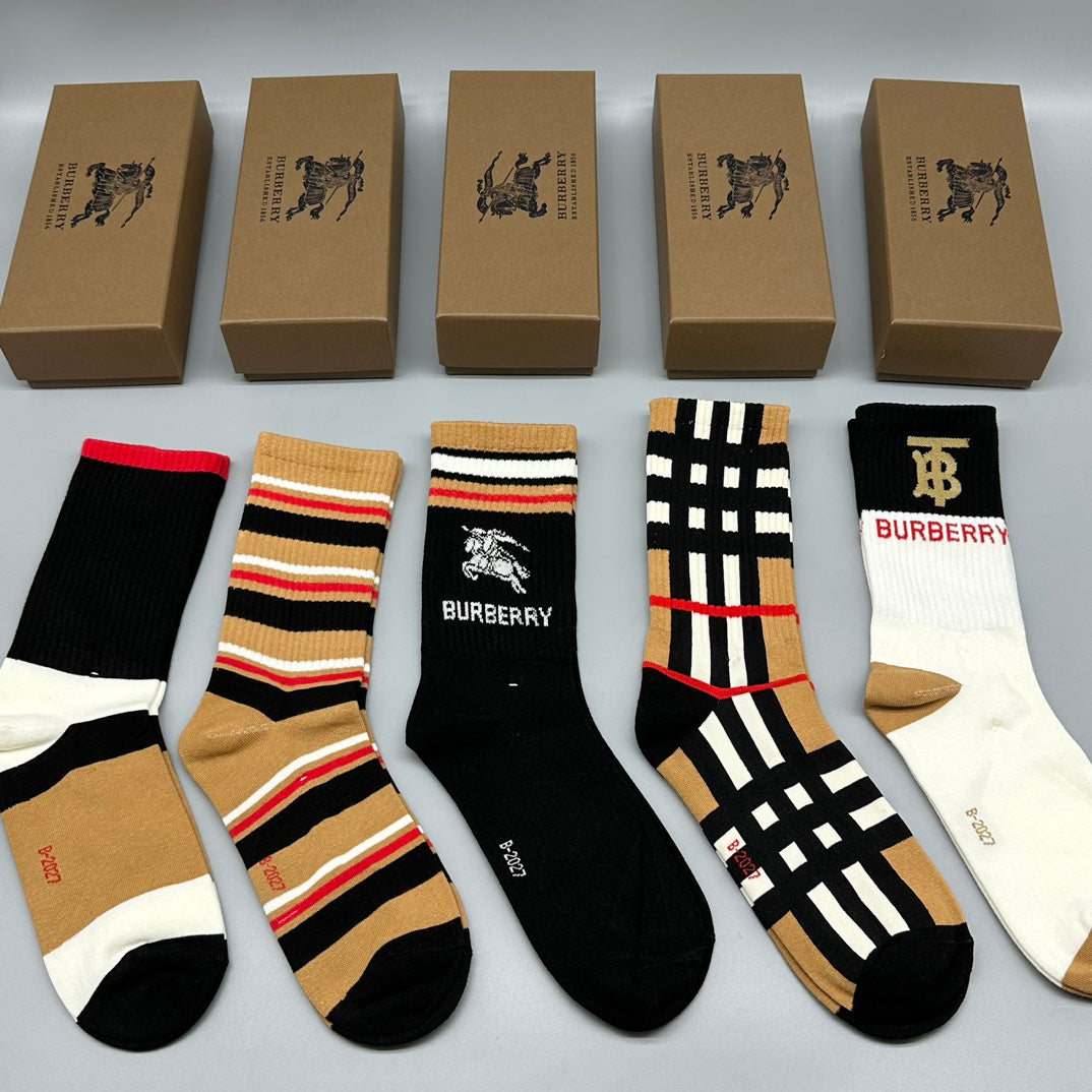 Burberry Cotton Short Socks