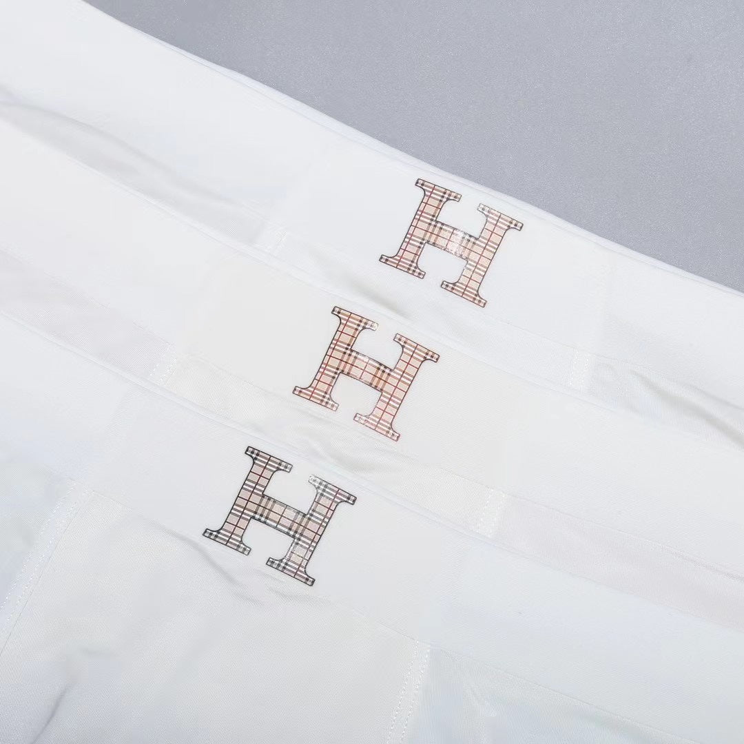 Hermes Subtle H Details Men's Boxer Briefs - 3-Piece Box