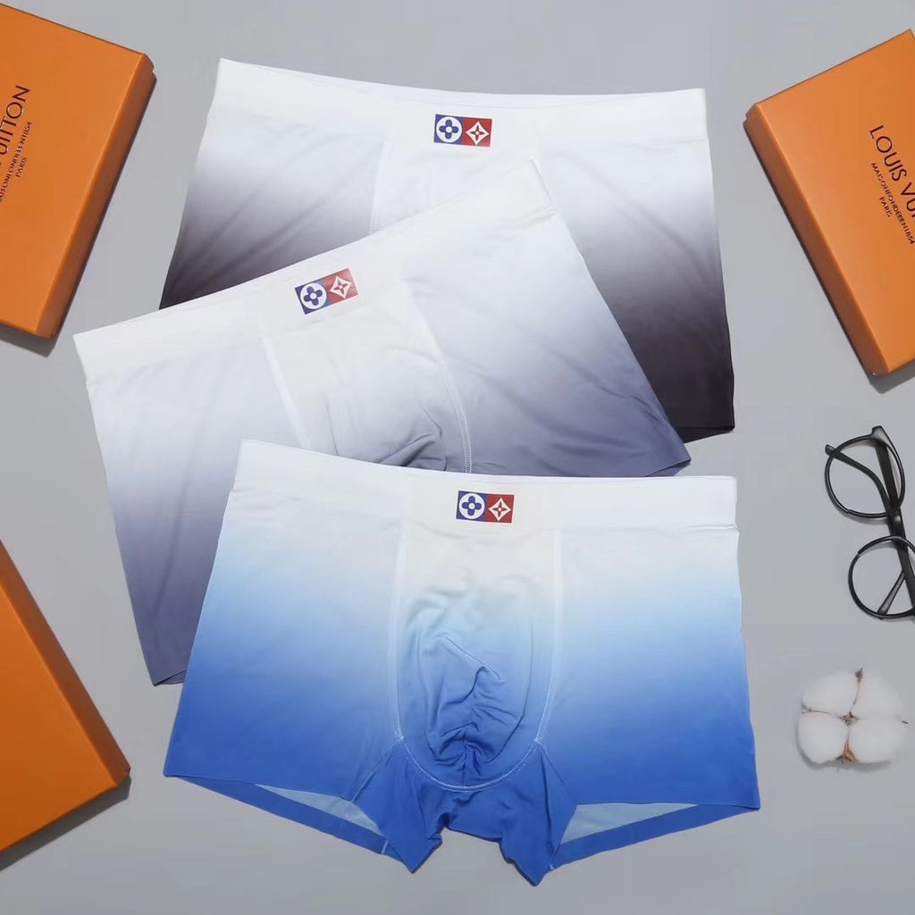 Louis Vuitton Small Patch Details Men's Boxer Briefs - 3-Piece Box