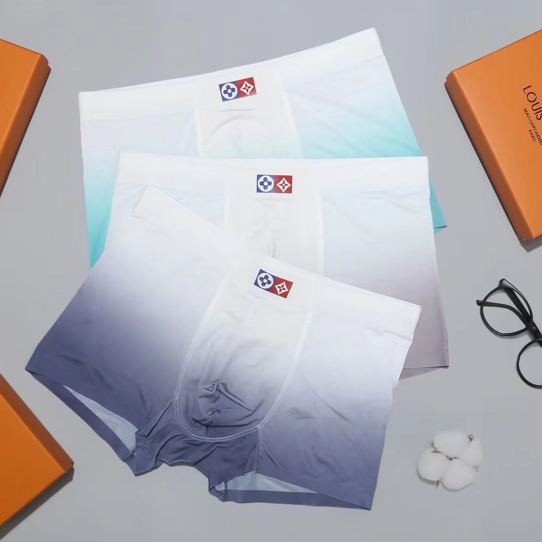 Louis Vuitton Small Emblem Details Men's Boxer Briefs - 3-Piece Box