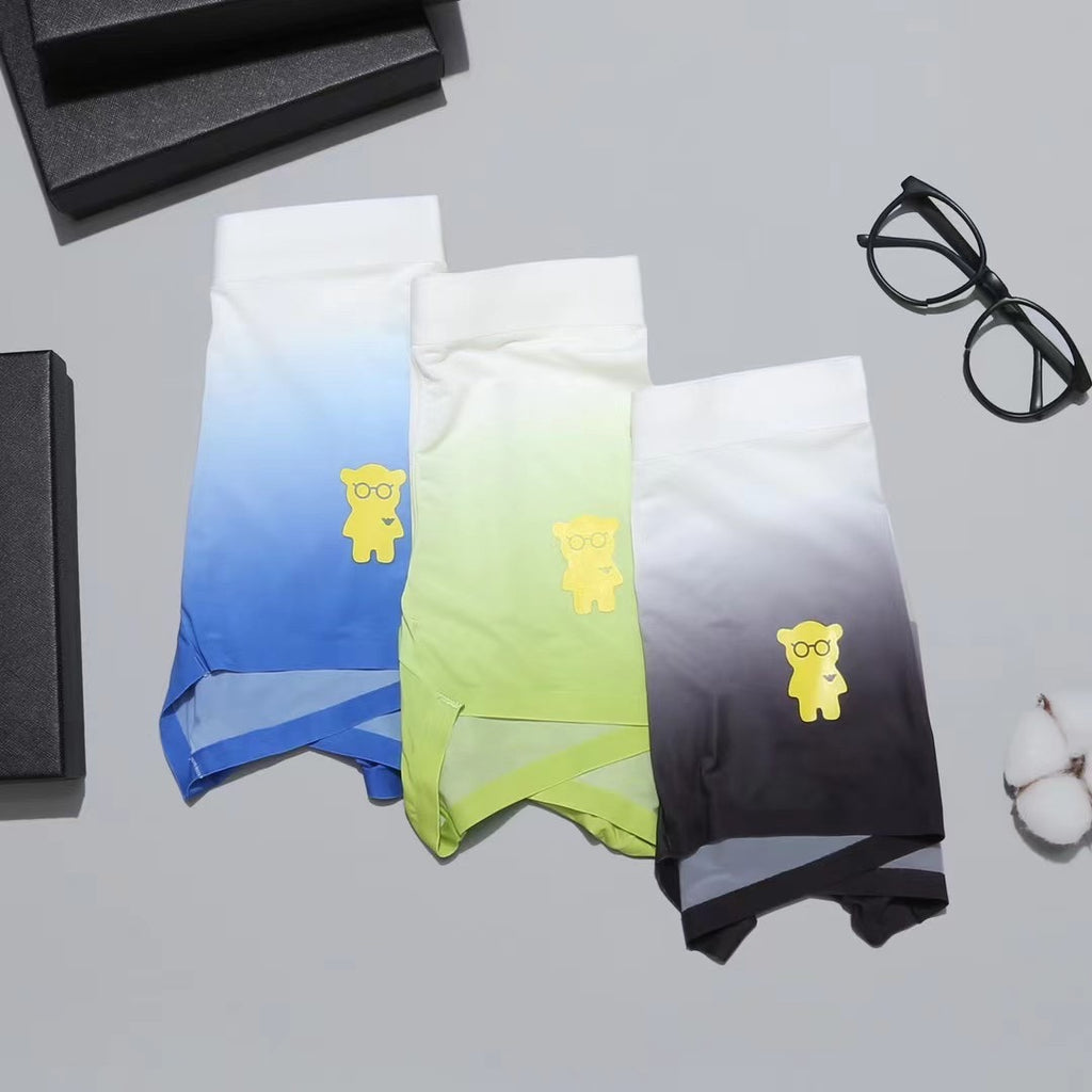 Armani Small Character Graphics Men's Boxer Briefs - 3-Piece Box