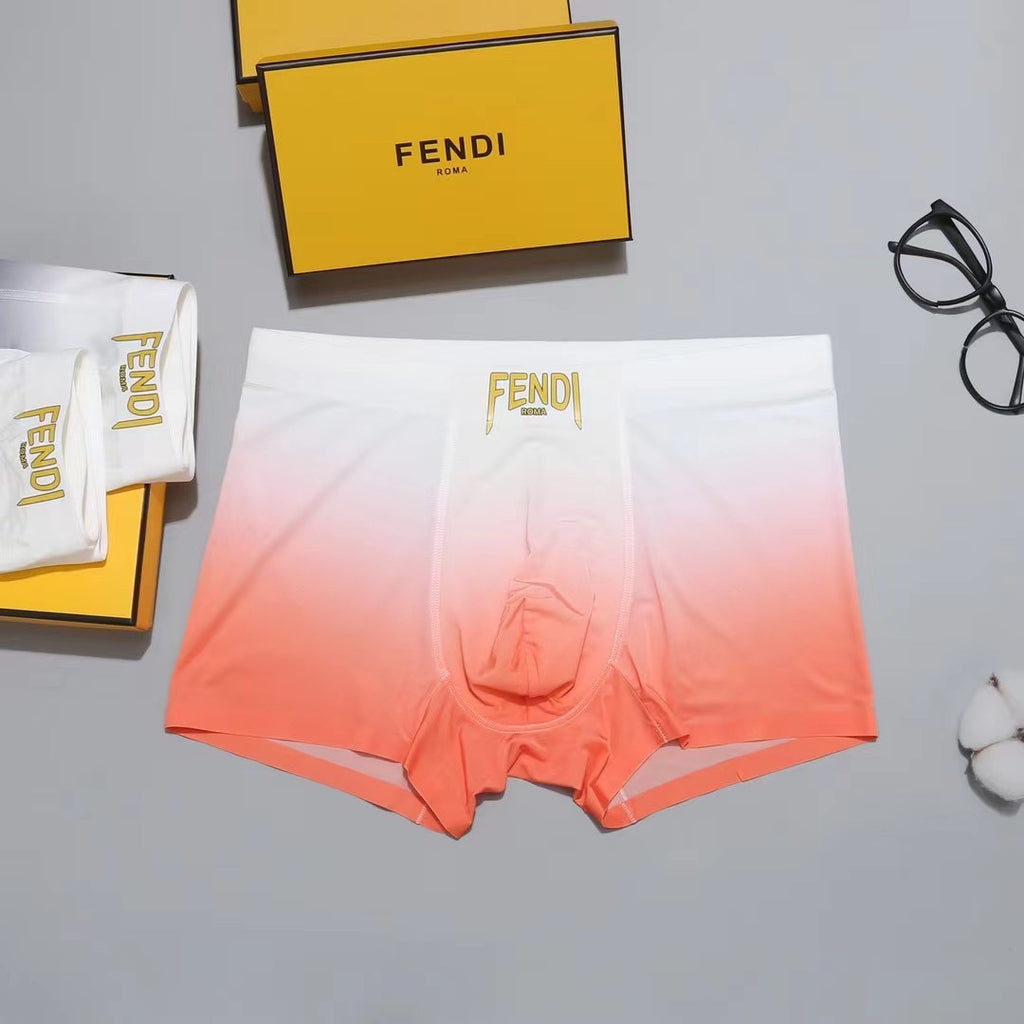 Fendi Nylon Blend Men's Boxer Briefs - 3-Piece Box