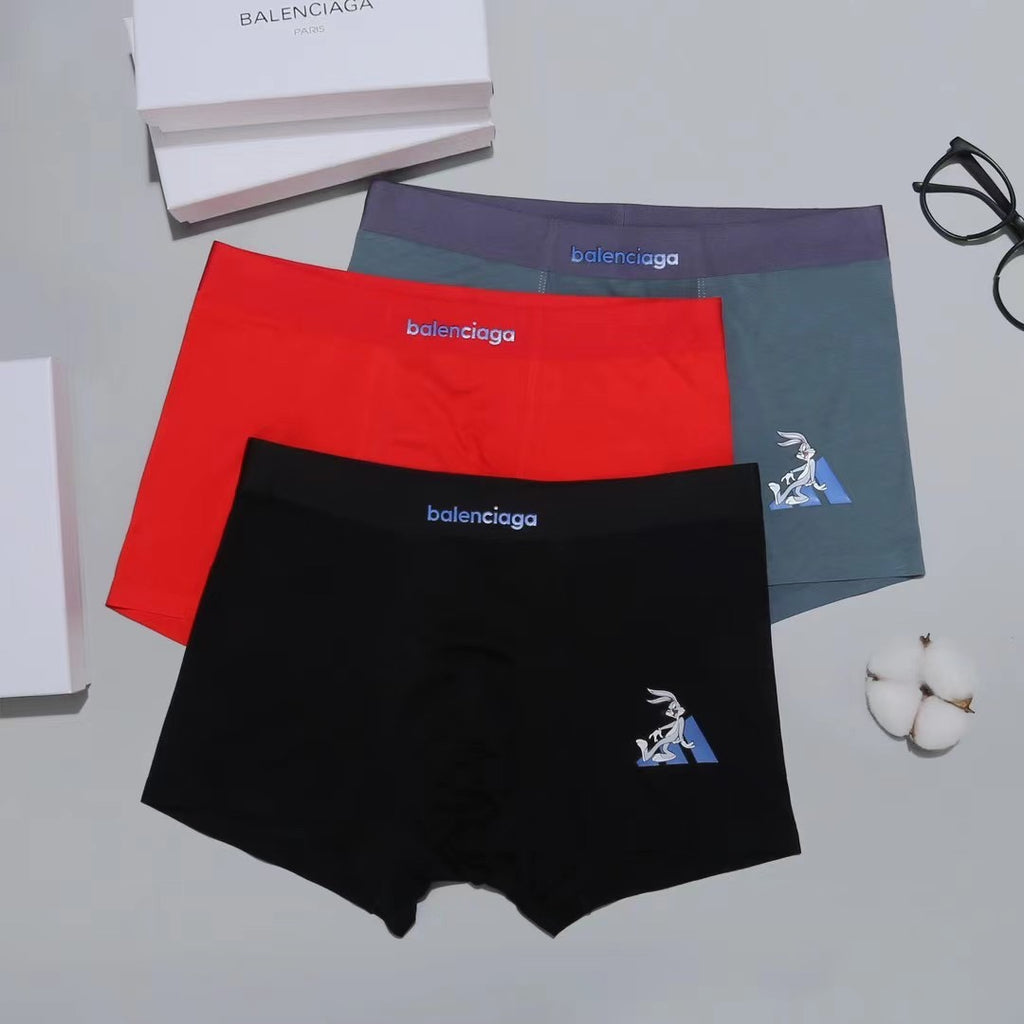 Balenciaga Modal Men's Boxer Briefs - 3-Piece Box