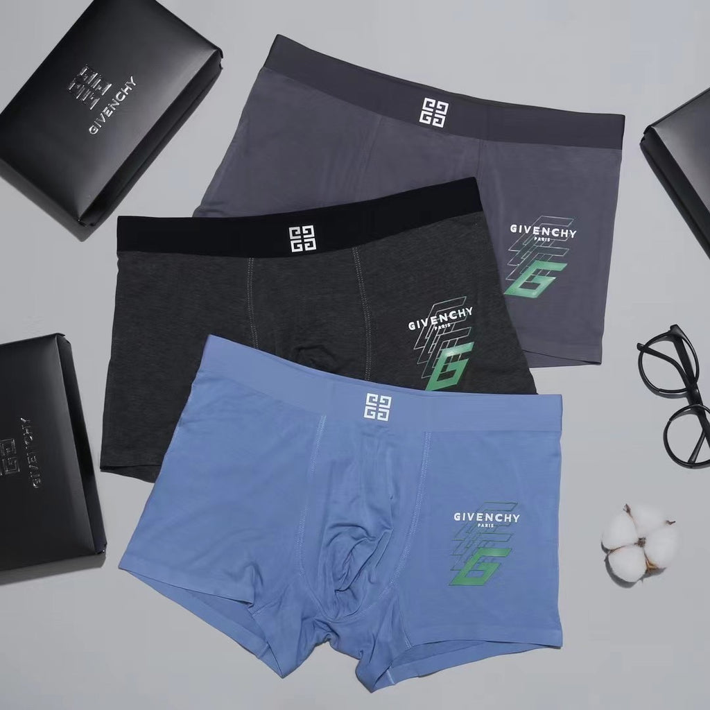 Givenchy Modal Men's Boxer Briefs - 3-Piece Box