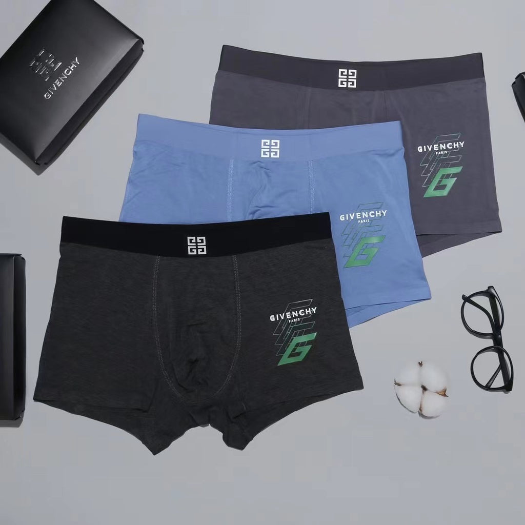 Givenchy Modal Men's Boxer Briefs - 3-Piece Box