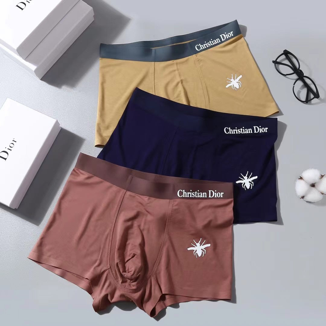 Dior Modal Men's Boxer Briefs - 3-Piece Box