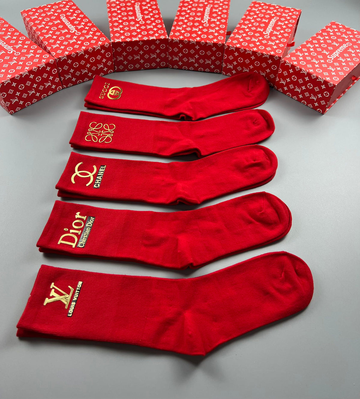 Cotton Crew Socks - 5-Pair Pack