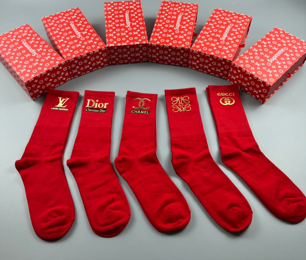 Cotton Crew Socks - 5-Pair Pack