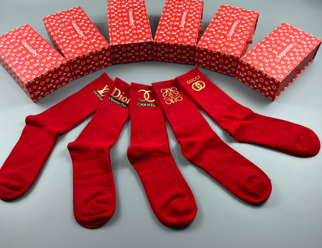 Cotton Crew Socks - 5-Pair Pack