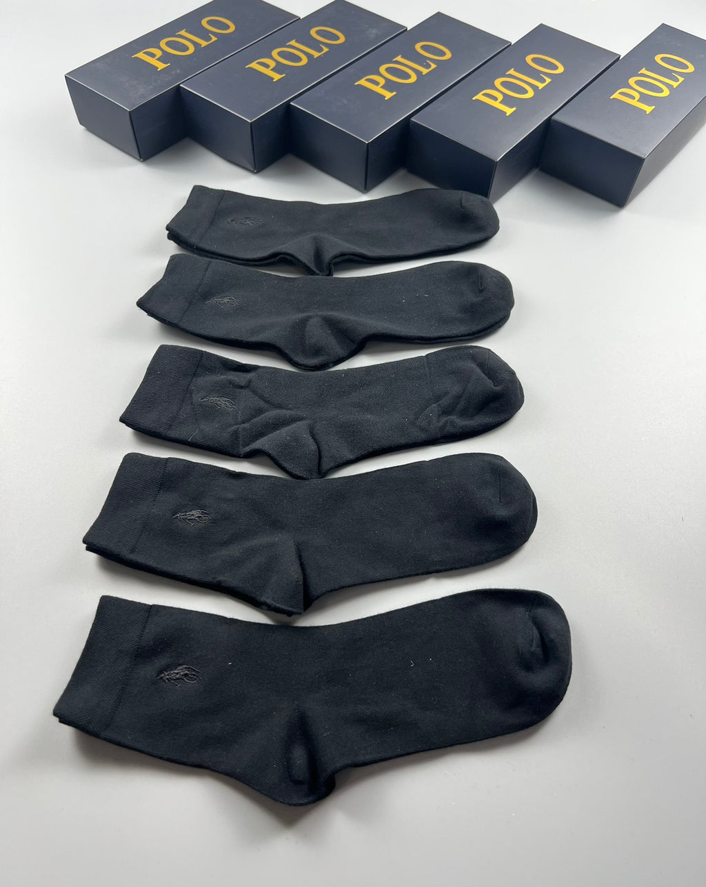Polo Ralph Lauren Small Polo-Player Details Crew Socks - 5-Pair Set