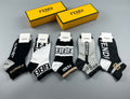 Fendi Geometric Logo Details Ankle Socks - 5-Pair Set