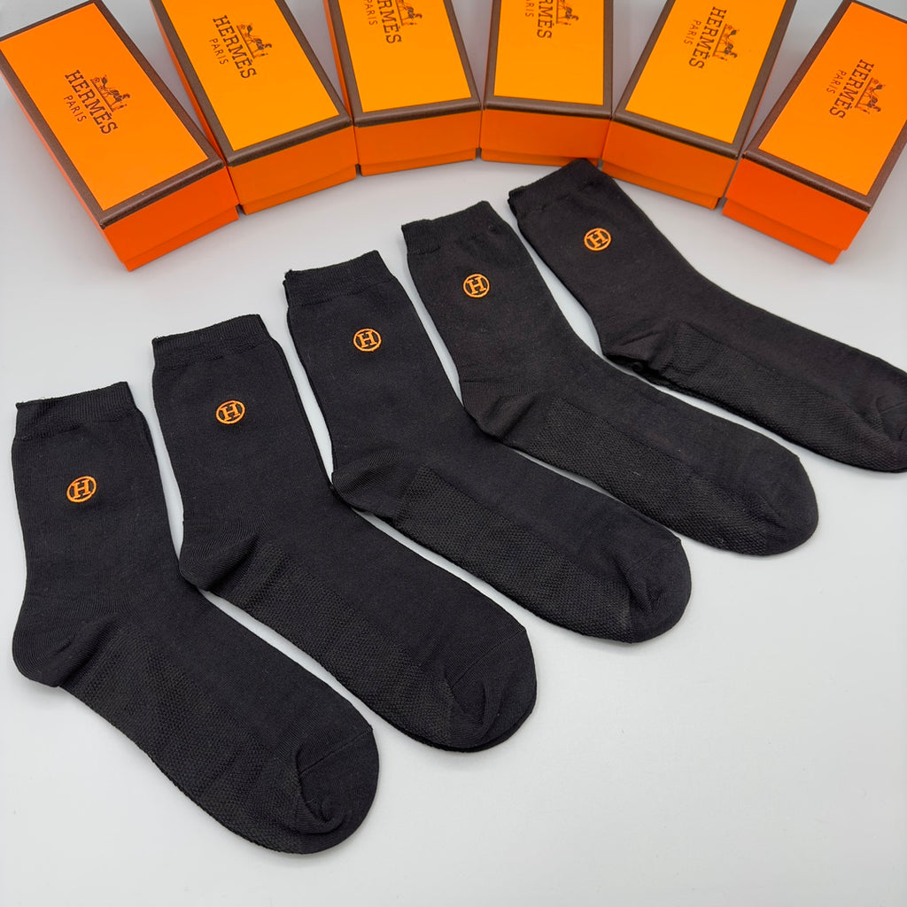 Hermes Crew Socks