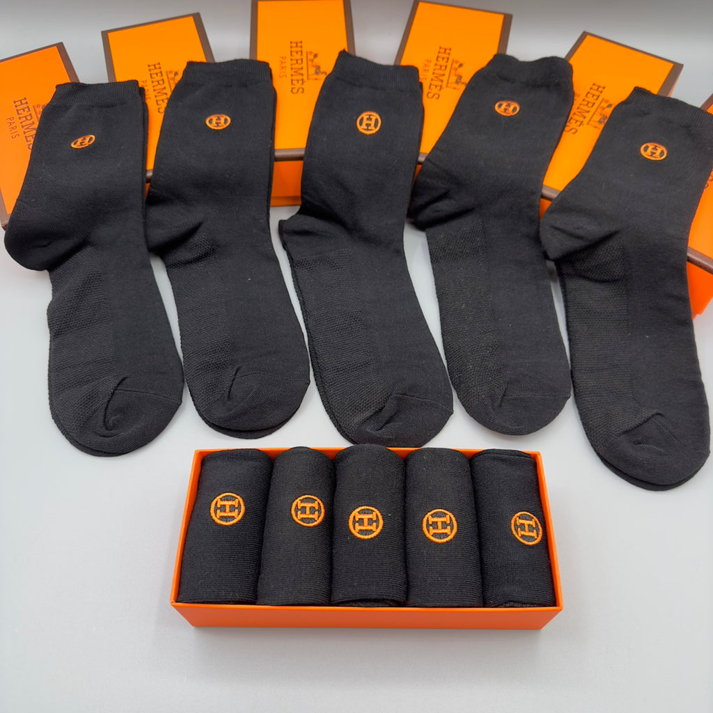 Hermes Crew Socks