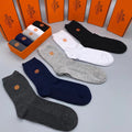 Hermes Crew Socks