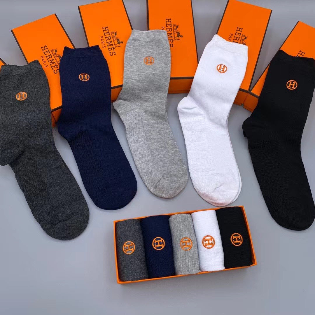 Hermes Crew Socks