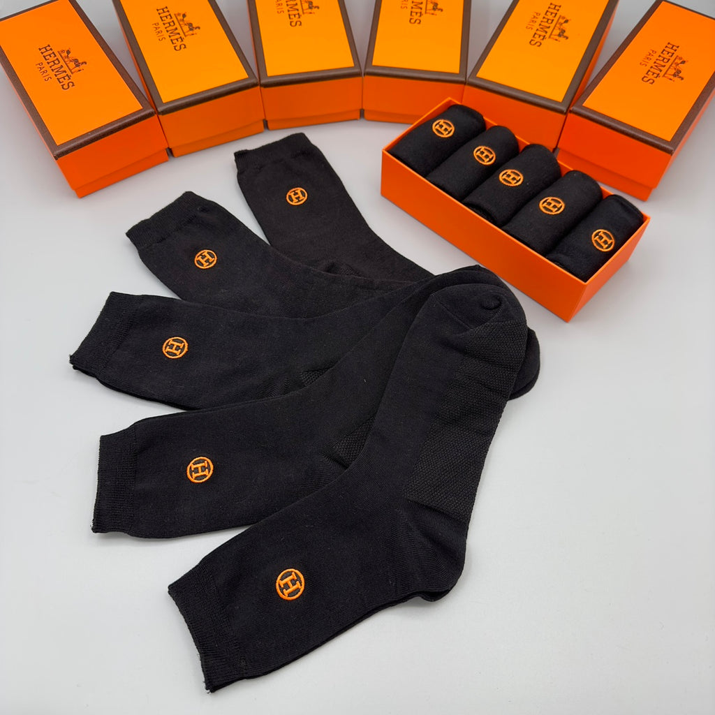 Hermes Crew Socks
