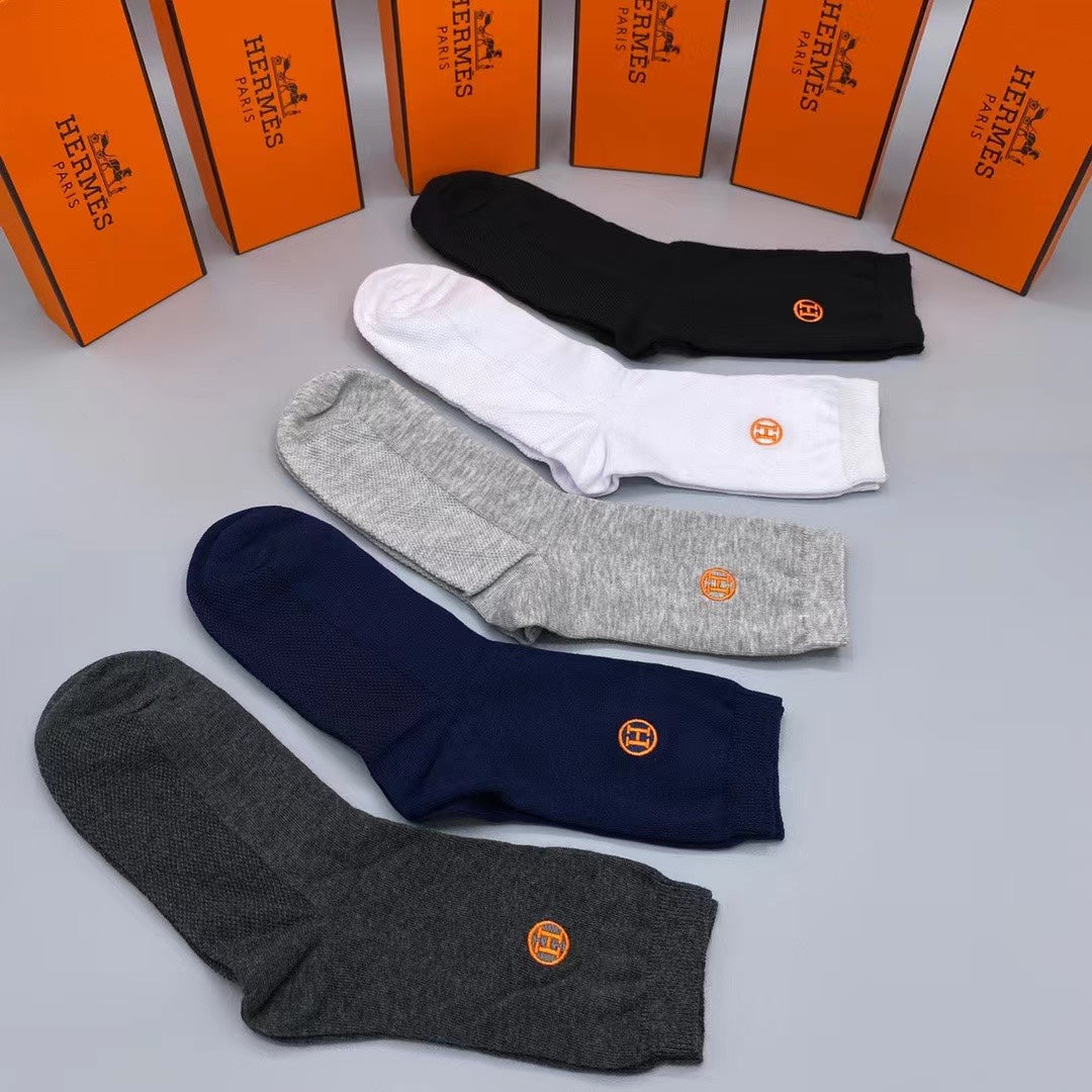 Hermes Crew Socks