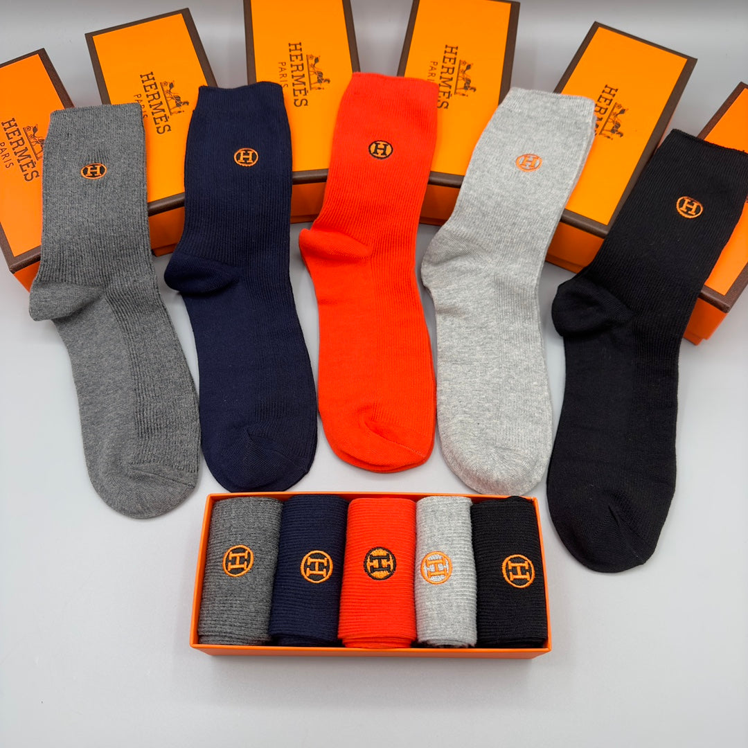 Hermes Crew Socks