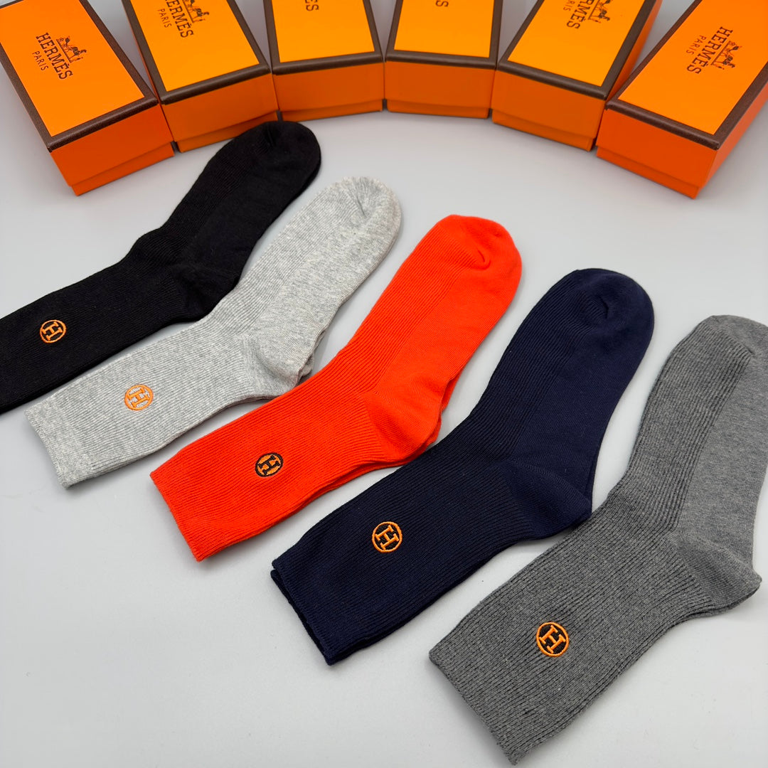 Hermes Crew Socks