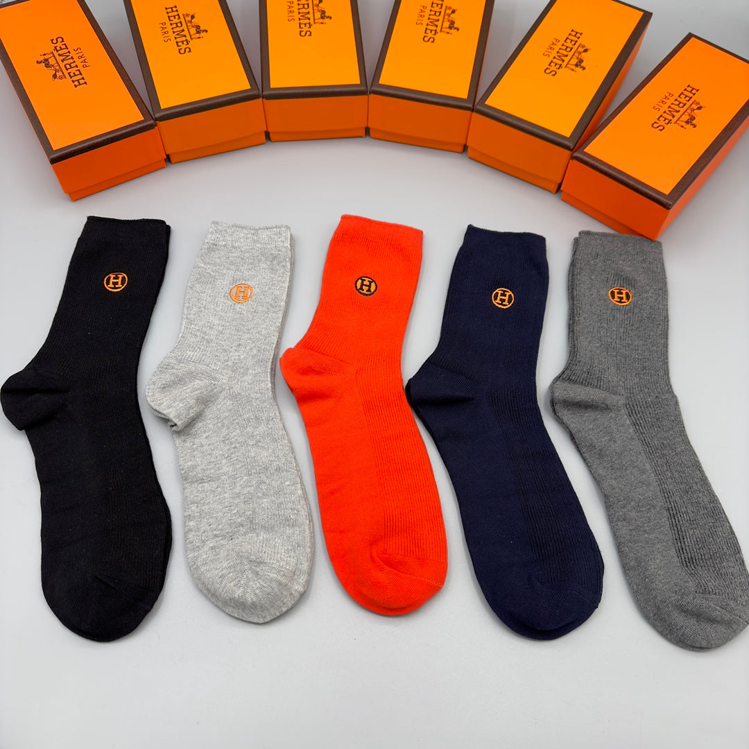 Hermes Crew Socks