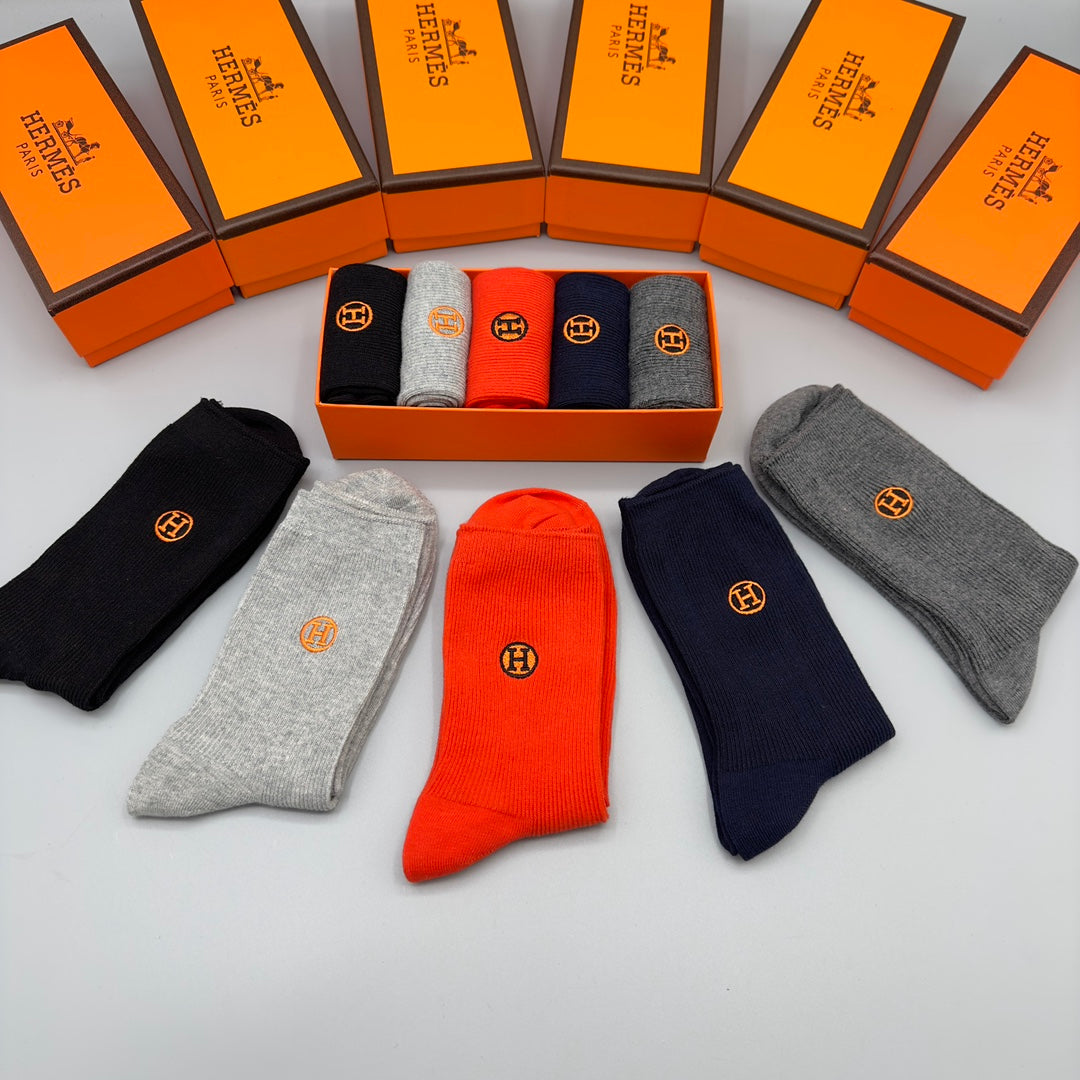 Hermes Crew Socks
