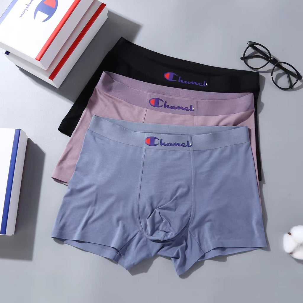 Champion Contrast Waistbands Men's Boxer Briefs - 3-Piece Box