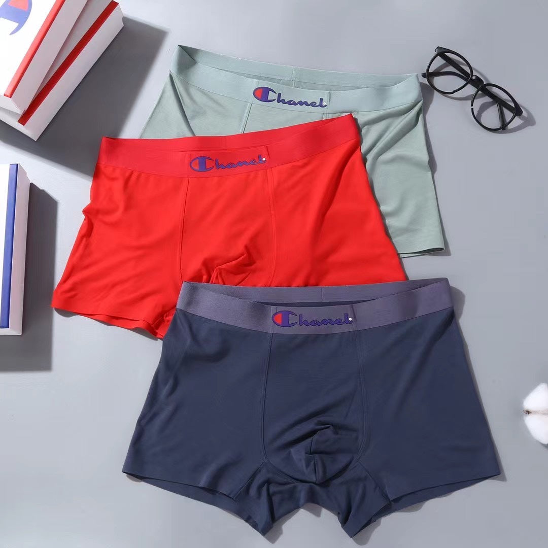 Champion Contrast Waistbands Men's Boxer Briefs - 3-Piece Box