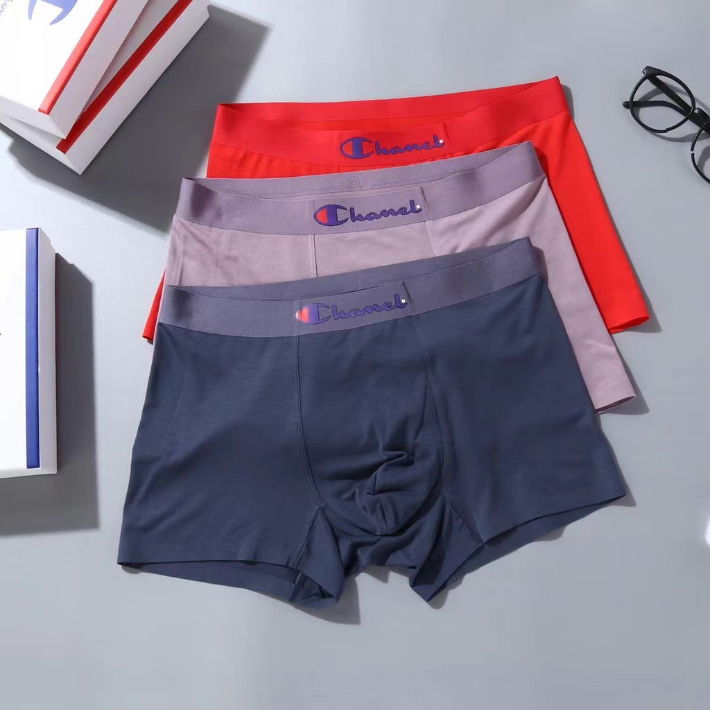 Champion Contrast Waistbands Men's Boxer Briefs - 3-Piece Box