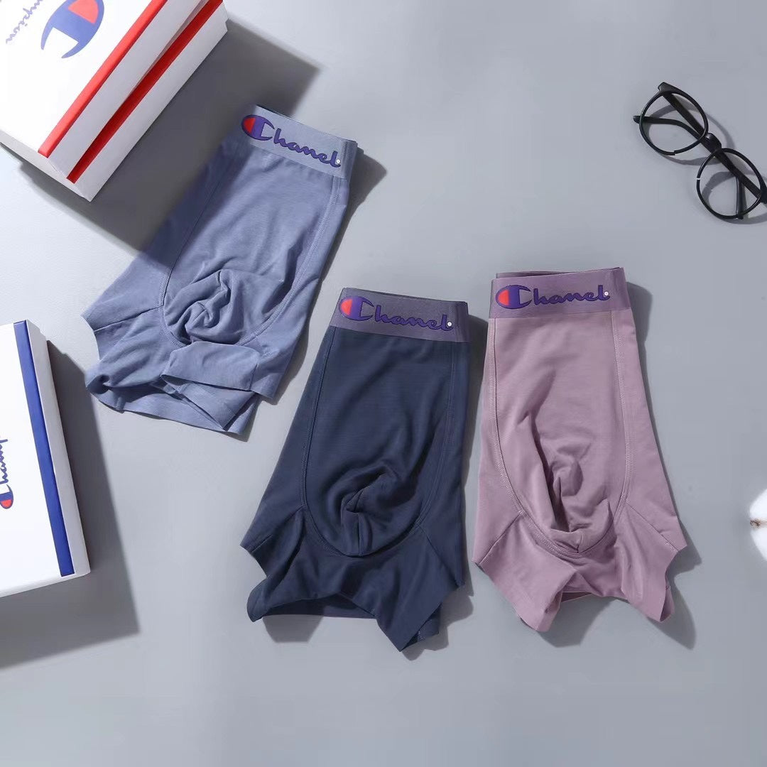 Champion Contrast Waistbands Men's Boxer Briefs - 3-Piece Box