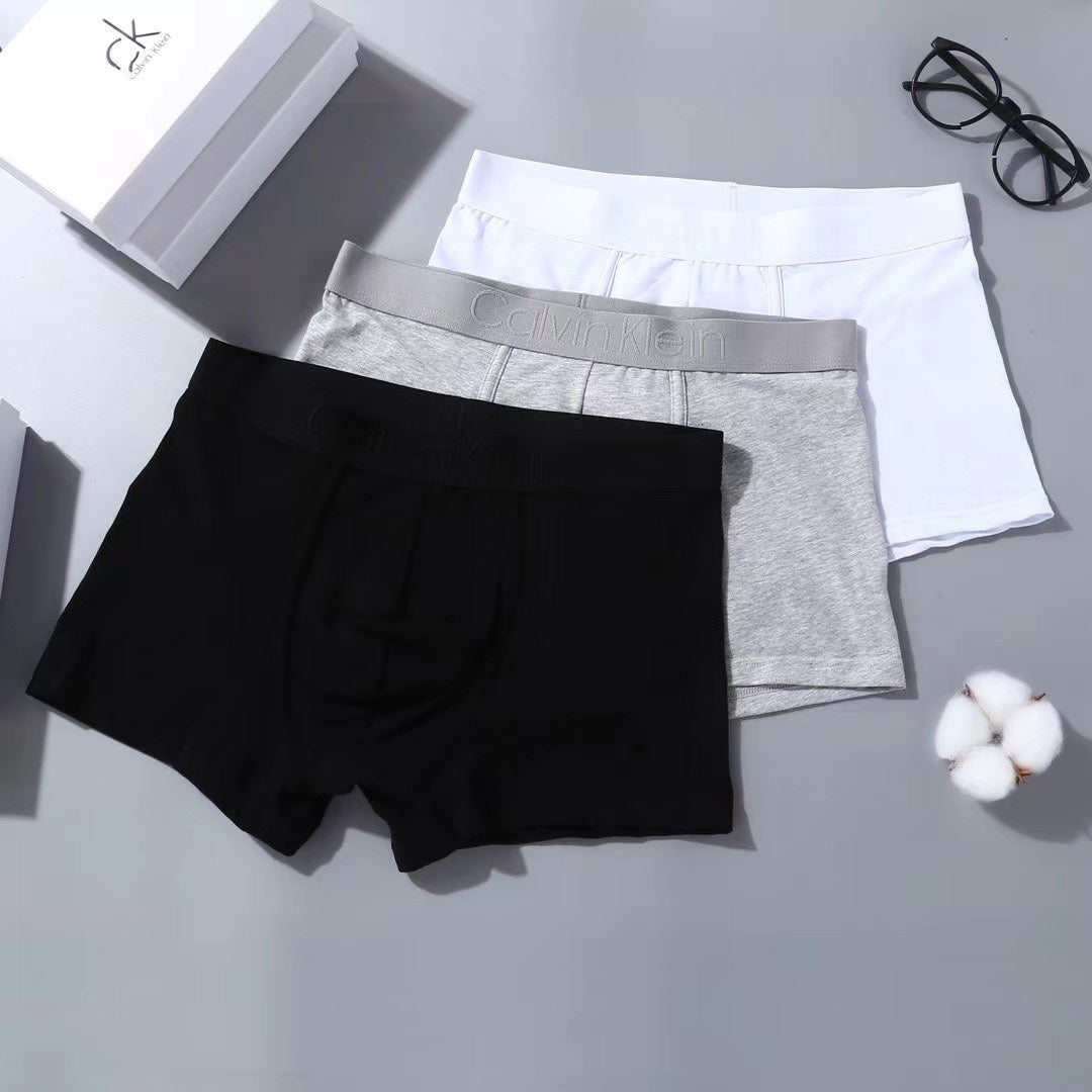 Calvin Klein Cotton Men's Boxer Briefs - 3-Piece Box