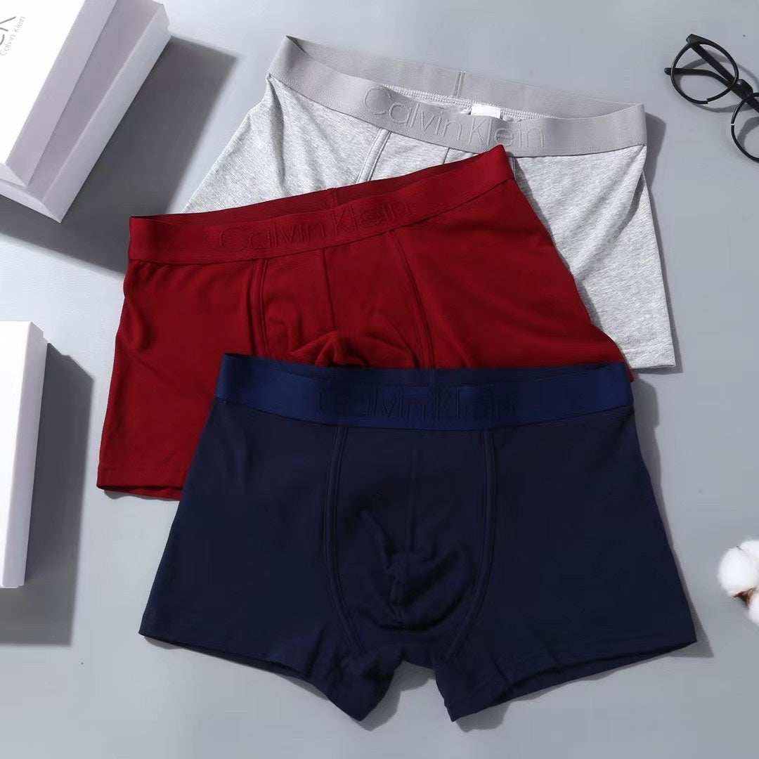 Calvin Klein Cotton Men's Boxer Briefs - 3-Piece Box