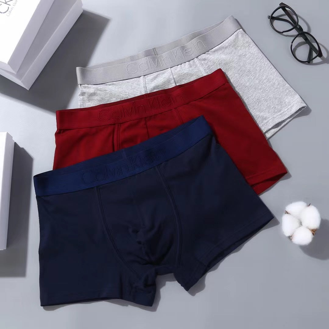Calvin Klein Cotton Men's Boxer Briefs - 3-Piece Box