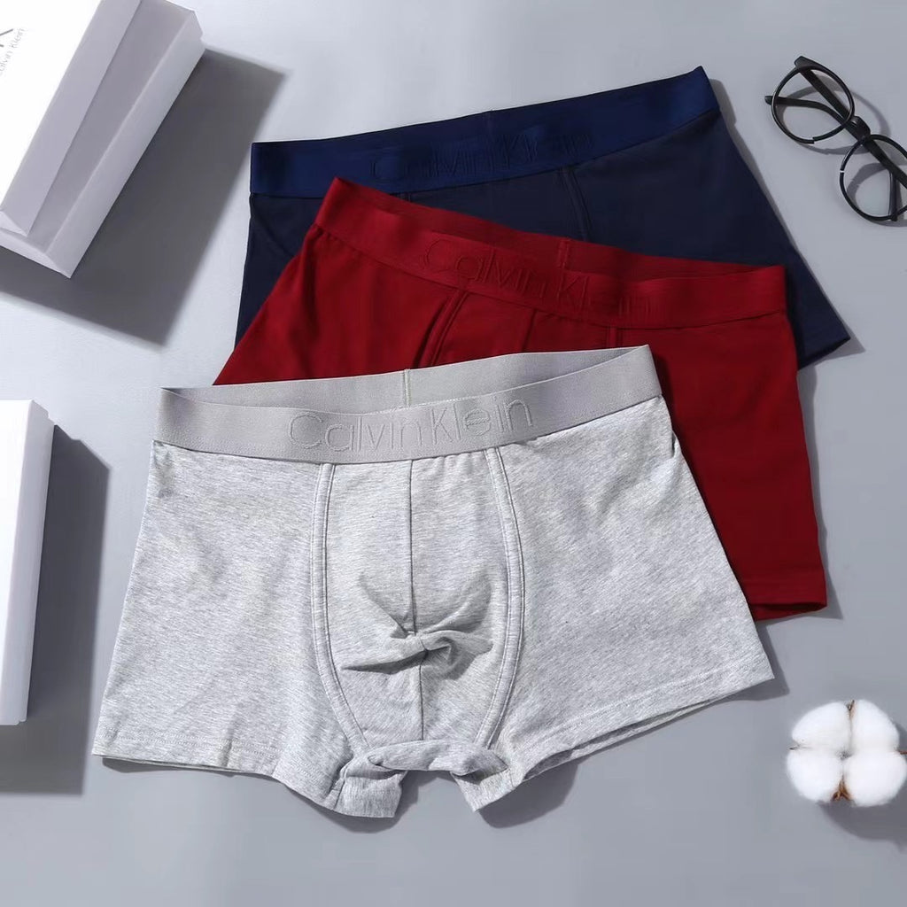 Calvin Klein Cotton Men's Boxer Briefs - 3-Piece Box