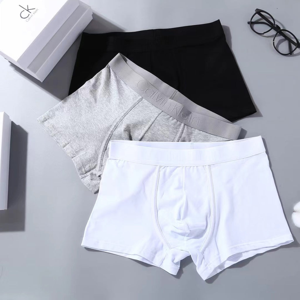 Calvin Klein Cotton Men's Boxer Briefs - 3-Piece Box