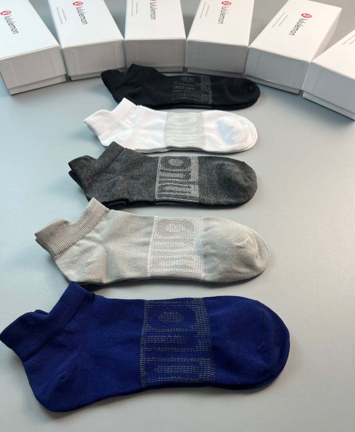 Lululemon Tonal Wordmarks Ankle Socks