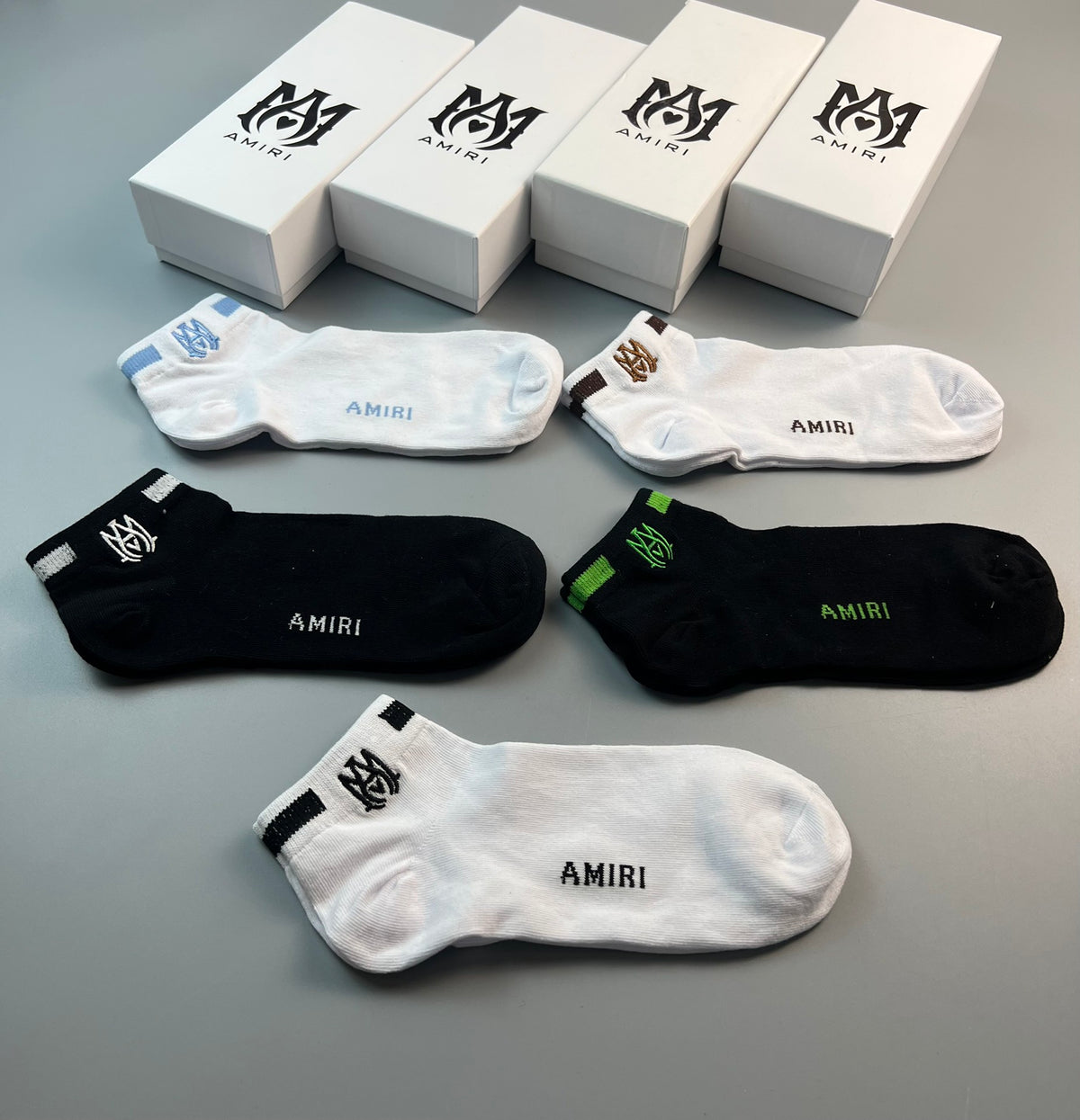 Cotton Crew Socks - 5-Pair Pack