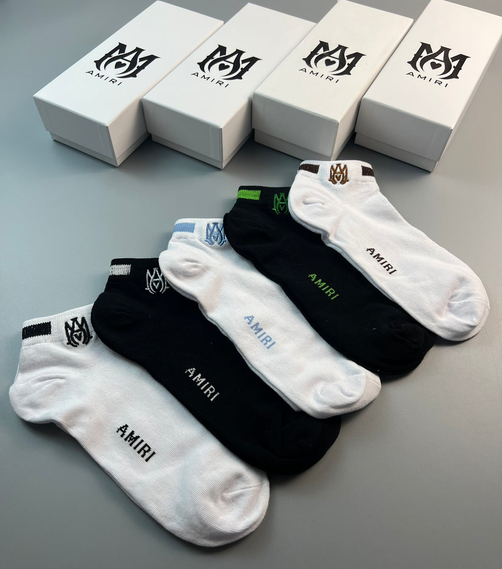 Cotton Crew Socks - 5-Pair Pack