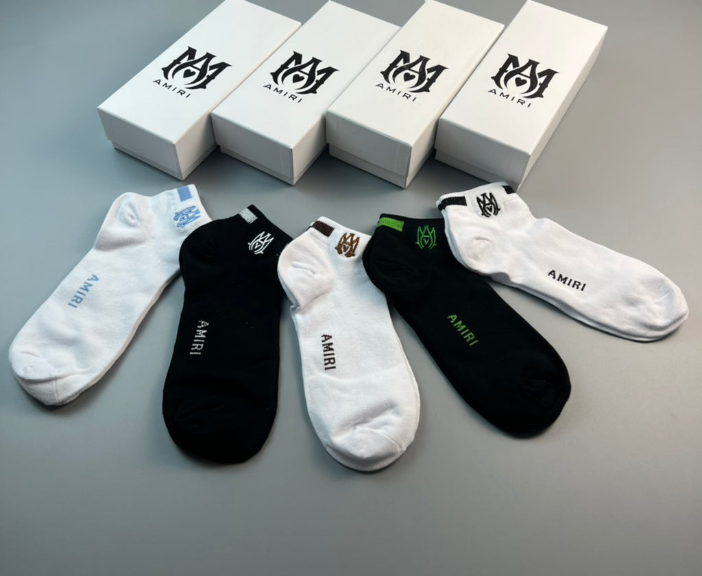 Cotton Crew Socks - 5-Pair Pack