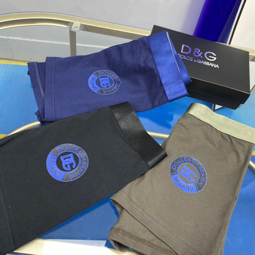 Cotton Men's Boxer Briefs - 3-Piece Box