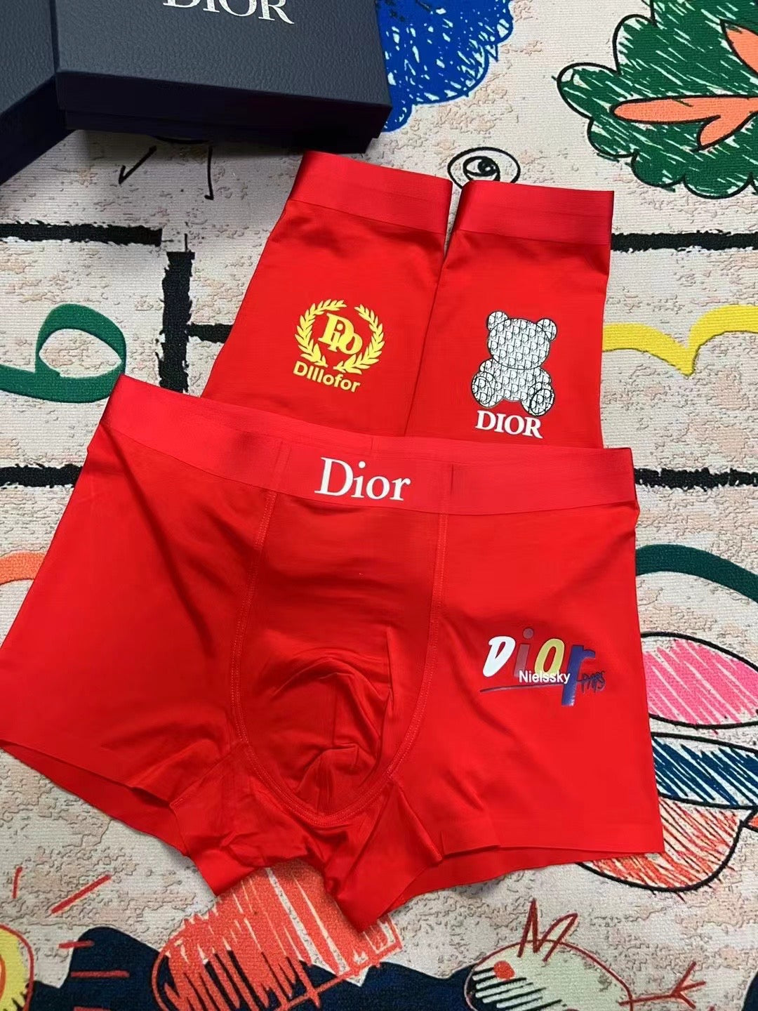 Dior Modal Men's Boxer Briefs - 3-Piece Box