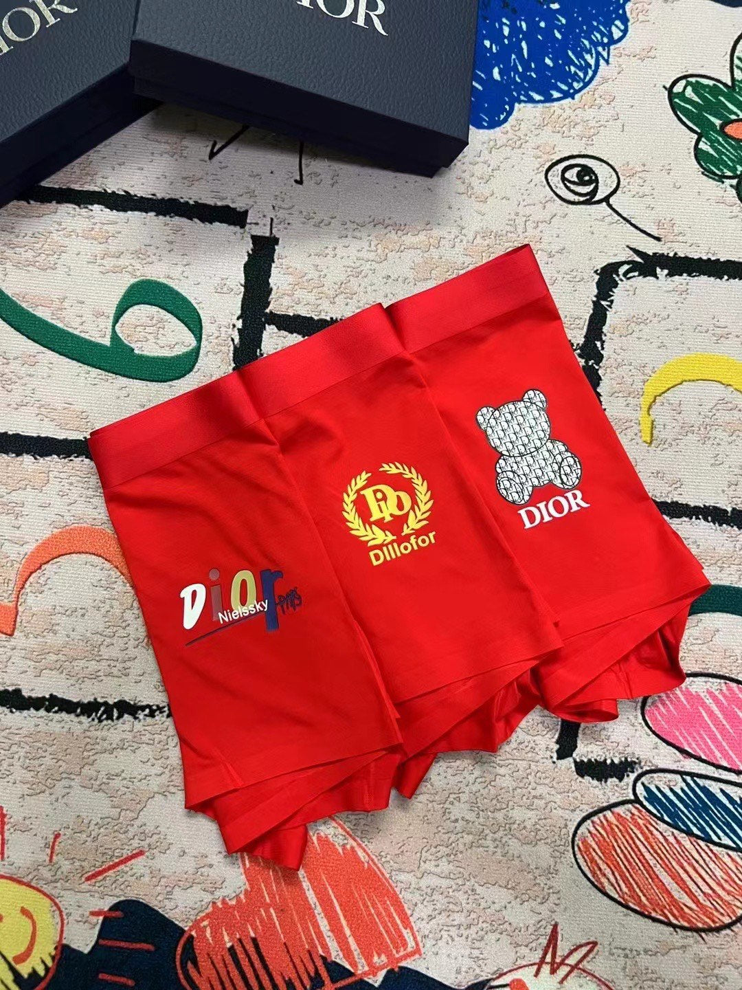 Dior Modal Men's Boxer Briefs - 3-Piece Box