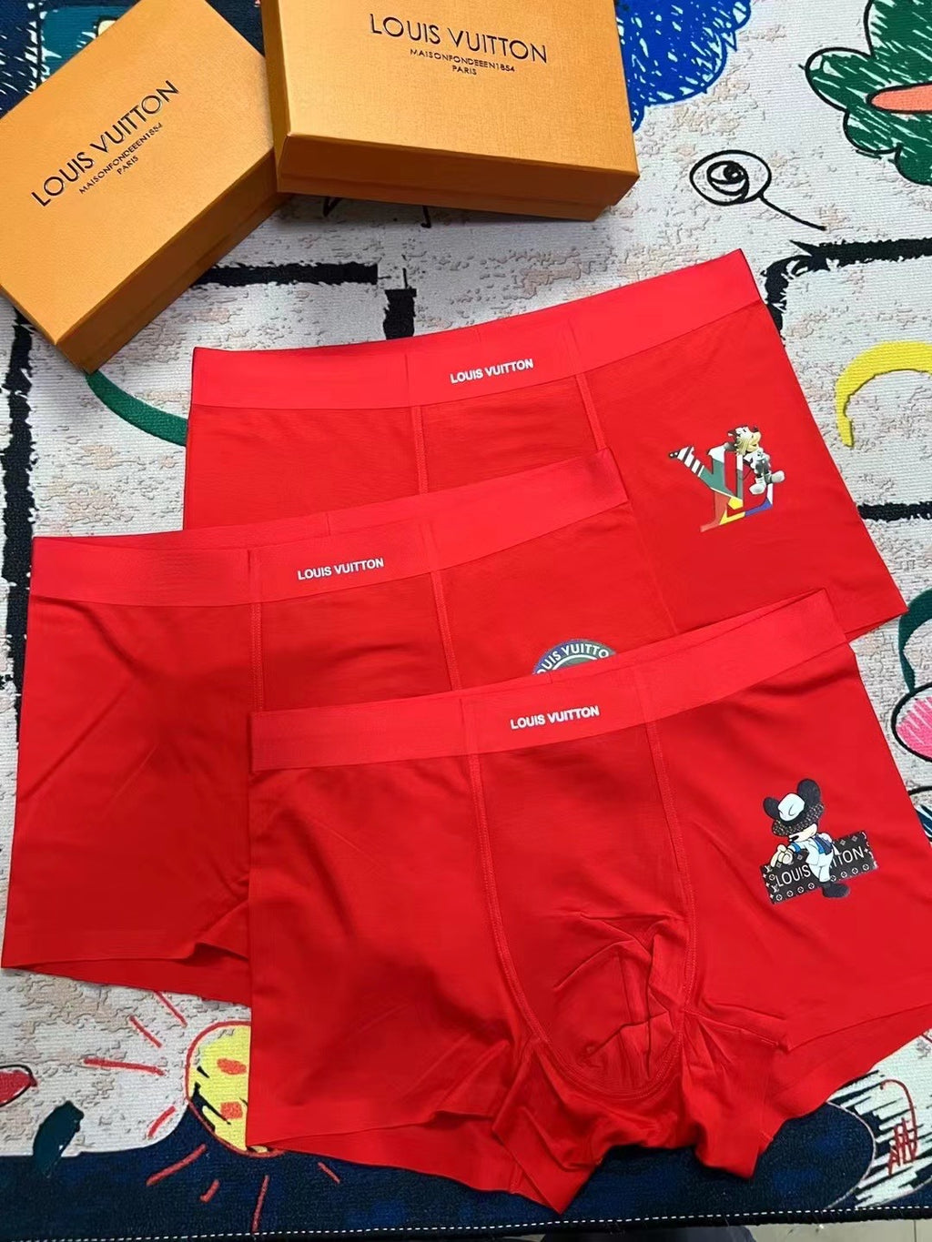 Louis Vuitton Modal Men's Boxer Briefs - 3-Piece Box